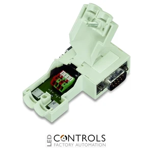 Wago 750-972 Connector Profibus, With D-Sub Female And Male Connector 9-Pole