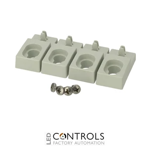 8120834 Fibox WMKQ10M Plastic Wall mounting lugs set for 5070-8060 Adds 10 mm between wall and cabinet