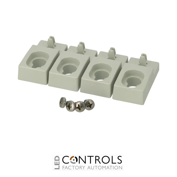 8120834 Fibox WMKQ10M Plastic Wall mounting lugs set for 5070-8060 Adds 10 mm between wall and cabinet
