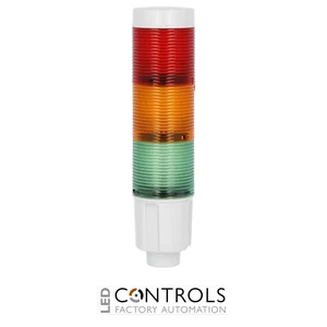 8LT4K04BG - ILLUMIN 3 COL TOWER 45MM GRN-ORG-RED 24VDC