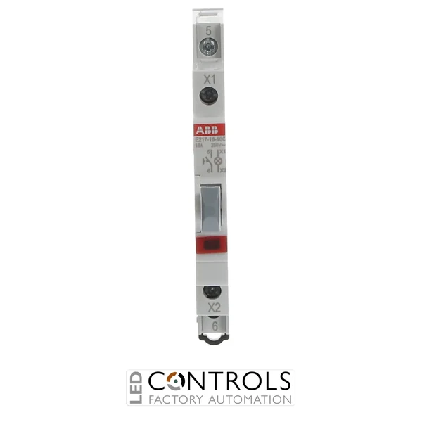2CCA703161R0001 ABB E2171610C E217-16-10C Pushbutton 1NO 16 A Red LED