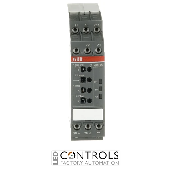 1SVR740010R3200 ABB CT-MBS.22P Multifunction Timer Relay 2 C/O 24–240 V AC/DC