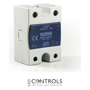 EMAS SSRP1DA040 EMAS SSR 40A 24-320V SOLID STATE RELAY