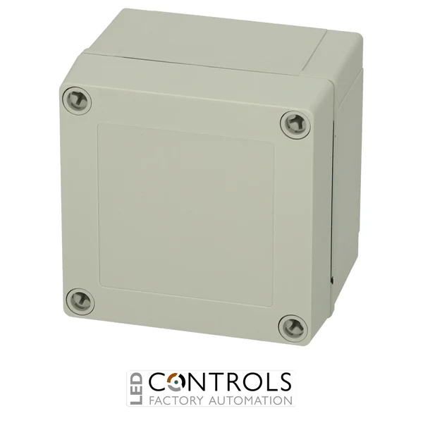 6011332 Fibox PC 95/75 HG Enclosure, Polycarbonate High base, grey cover