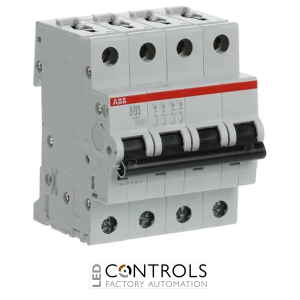 S204-D32 Miniature Circuit Breaker - 4P - D - 32 A