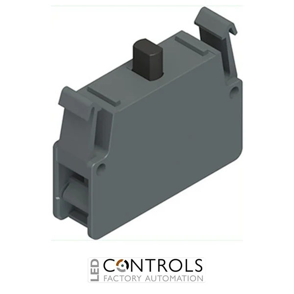 E2 CP01K2S0 Pizzato Contact block with solder connection, panel fixing, slow action 1NC late break