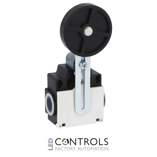 KCF3L02 - ADJ RUBBER ROLLER LEVER 2 ENTR L/S 2NC