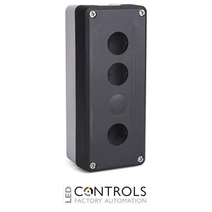 EMAS P43BOS EMAS P SERIES BLACK GREY PL.BOX 4 WAYS 1 HOLE CLOSED