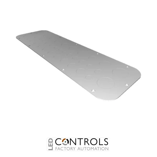 SZ2574.100 SZ Metal gland plate, Size 4 with metric knockouts
