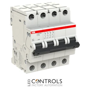 ABB S204MTR-K2 MCB - 4P - K Curve - 2A - 10kA - image 3