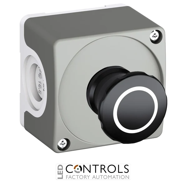 1SFA619811R1002 ABB CEP1-1002 Compact Machine Stop Enclosure 40 mm Black Pull Release 1NO+1NC