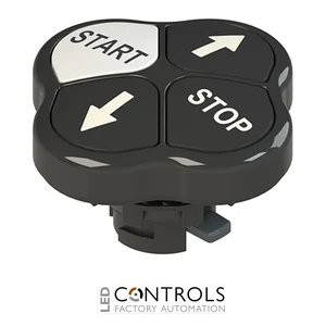 E2 1PQFA1QAAJ Pizzato Quadruple pushbutton