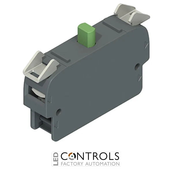 E2 CP20G2V1 Pizzato Double contact block, panel fixing, 2NO slow action