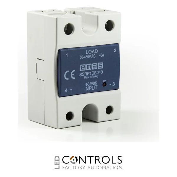 EMAS SSRP1DB040 EMAS SSR 40A 50-480V SOLID STATE RELAY