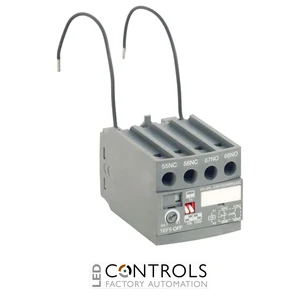 1SBN020314R1000 ABB TEF5-OFF Frontal Electronic Timer OFF-Delay 0.1-100s 1NO+1NC Screw Terminals