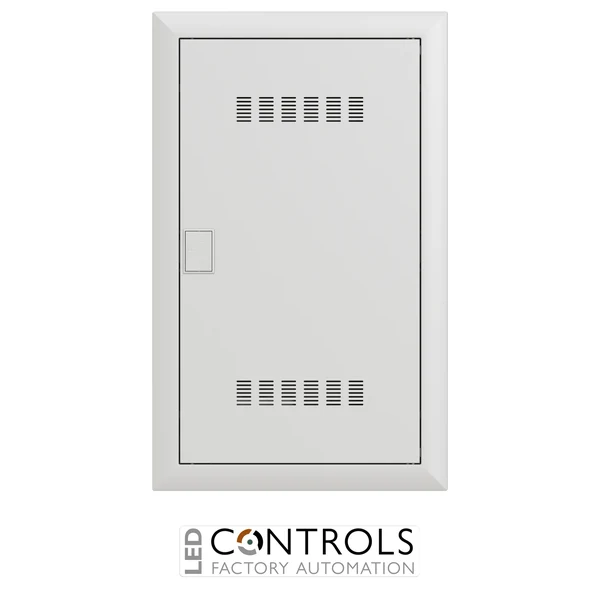 2CPX031391R9999 ABB UK630MV UK600 Flush-Mounted Ventilated Multimedia Enclosure 3 Row 36 Module RAL 9016 IP30