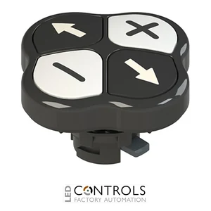 E2 1PQFA1QAAF Pizzato Quadruple pushbutton