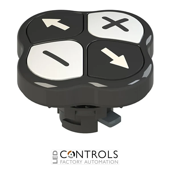 E2 1PQFA1QAAF Pizzato Quadruple pushbutton