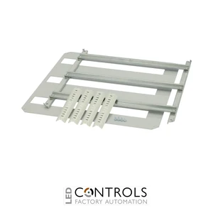 8120778 Fibox DRS ARCA 505021 DIN rail frame set 3 rows x 22 modules, for size 500x500x210