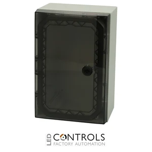 8121002N Fibox ARCA 302015T No MP Cabinet, Polycarbonate Transparent cover, 1-point locking, hinges on the long side, without mountingplate