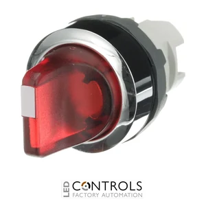 1SFA611200R3101 ABB M2SS1-31R Red Illuminated 2-Position Selector Switch - image 3