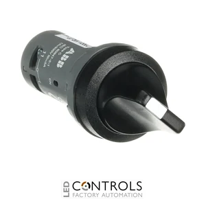 1SFA619200R1056 ABB C2SS1-10B-02 Black 2-Position Maintained Compact Selector Switch 2 NC - image 3