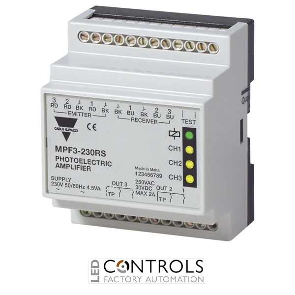mpf3-230rs - photo amp 3 ch 230vac