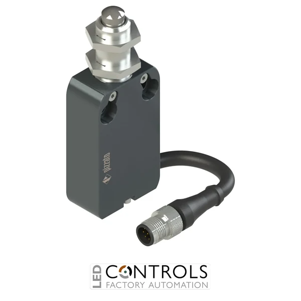 NA B110EB-DM0.2 Pizzato Modular prewired switch with plunger with M12 threaded bearing