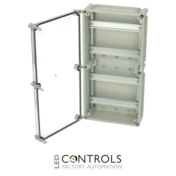 2539606 Fibox MC EKTH 562813 T-3FSH 4x13M Enclosure, Polycarbonate Transparent cover