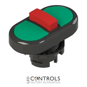 E2 1PTRS10434 Pizzato Triple lower flush pushbutton, without marking