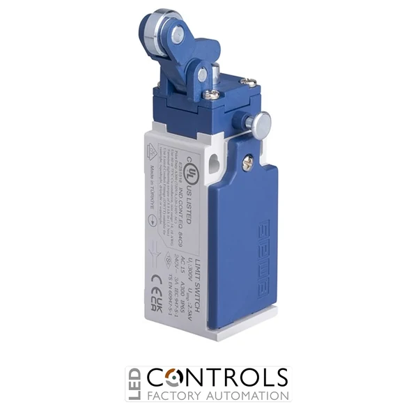 EMAS L5K13MIM411R EMAS L5 SERIES LIMIT SW. SNAP ACTION 1NC+1NO- METAL ROLLER W RESET