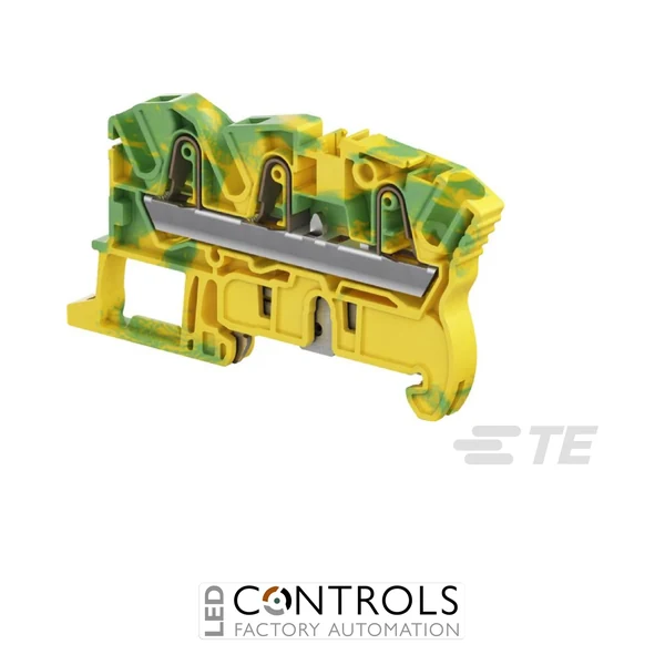 1snk706151r0000 - zk4-pe-3p pi-spring clamp - green yellow