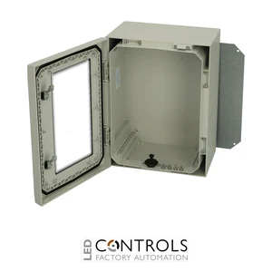 8120127N Fibox ARCA 403021W No MP Cabinet. Polycarbonate Grey cover. 2-point locking. hinges on the long side