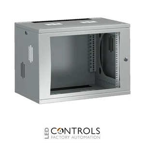 DK7507.110 Rittal FlatBox WHD: 600x492x600mm 9 U with 482.6mm (19") mounting angles