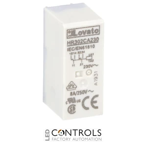 HR302CA230 - MINIATURE RELAY 2C/O 10A, 230VAC