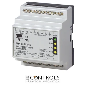 mpf3-912rs - photo amp 3 ch 12-24vac/dc