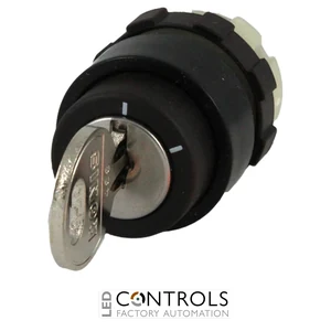 BS3SAR0 IMO Key Switch 2 Position Maintained, Black Bezel