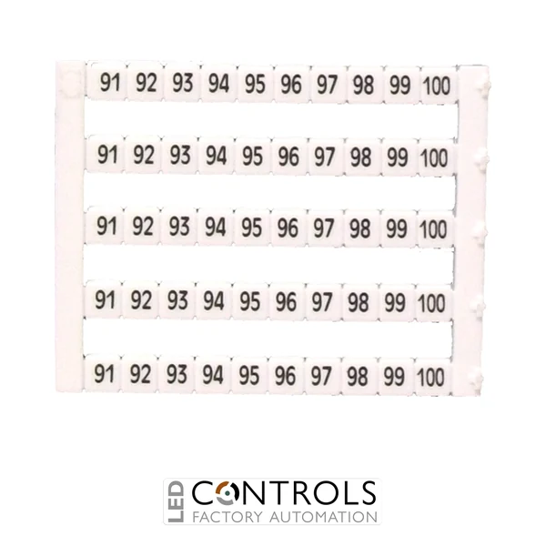 MT5-91-100 IMO Marker 5 x 5 mm White, Printed 91-100
