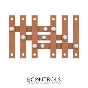 2CPX060447R9999 ABB ZH218 630 A 30 × 10 mm Busbar System