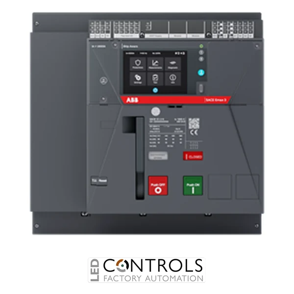 ABB SACE Emax 3 E1.3B 1000 ACB 4 Pole 1000A 42kA Ekip Aware LI Fixed Front Terminals