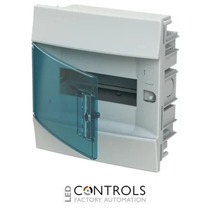 1SLM004100A1202 ABB MISTRAL41F 41A08X12 IP41 Flush-Mounted Enclosure 8 Module Transparent Door - image 2