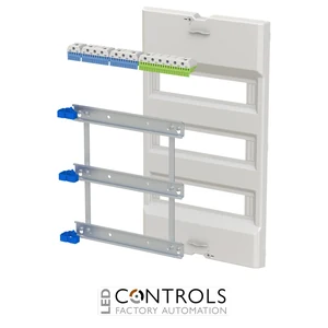 2CPX031141R9999 ABB UZS636B Cover Device Insert N/PE Terminal Kit 3R RAL9016 UK600 36 Module - image 2