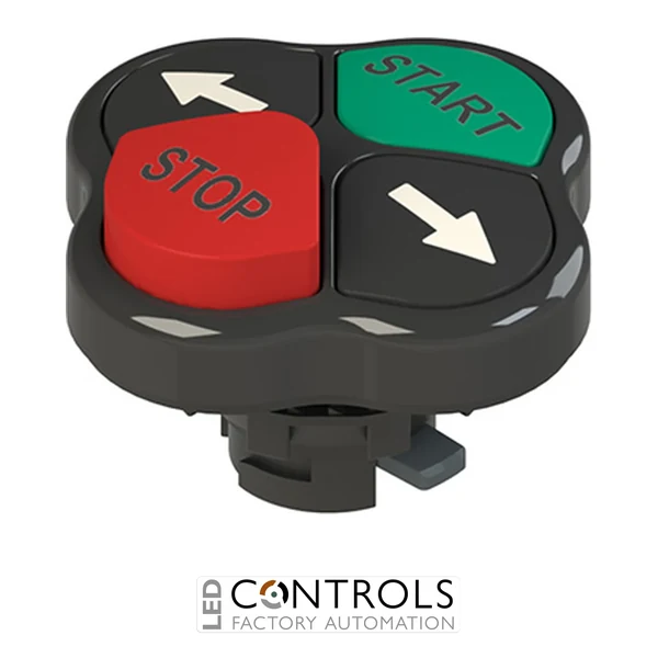 E2 1PQLA1QAAB Pizzato Quadruple pushbutton