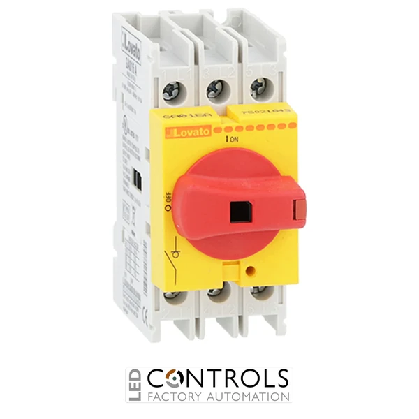 GA016ARY - 3P SWITCH 16A-DIRECT/DOOR COUPLING RED/YELLOW