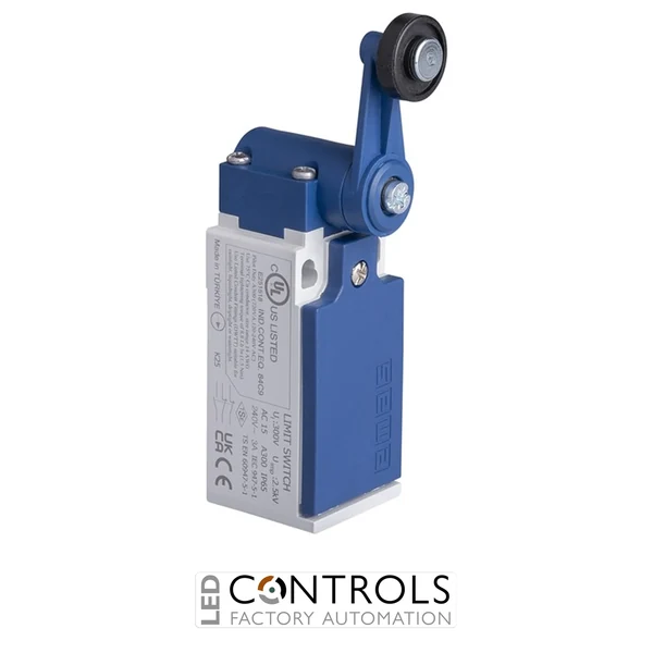 EMAS L5K25MEP121 EMAS L5 SERIES LIMIT SW SLOW ACTION 2NC+1NO- PLASTIC ROLLER