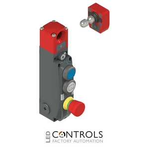 NG 2D1D418W-F31 Pizzato NG series safety switch with lock and integrated control devices, with actuator