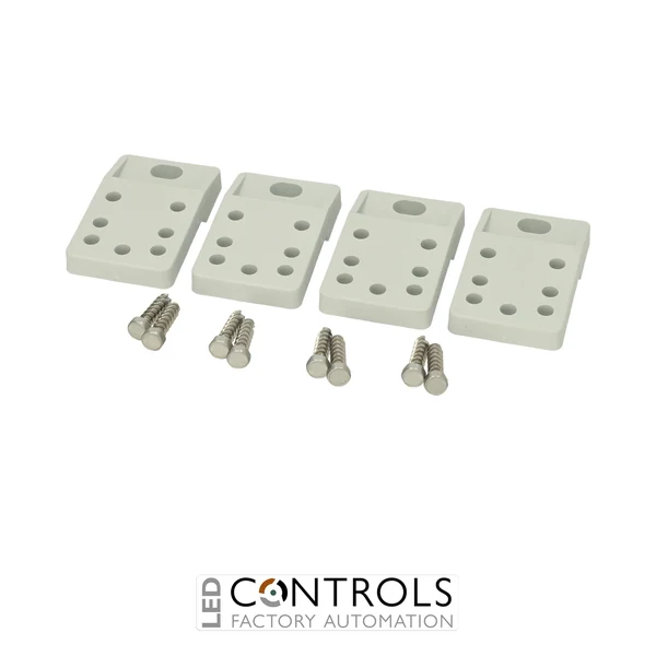 8280003 Fibox TF CAB Wall fastening lug kit (4 lugs, Polyamide)