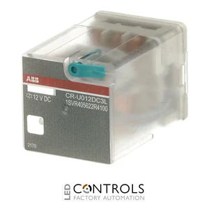 1SVR405622R4100 ABB CR-U012DC3L Pluggable Relay 3 C/O 12 V DC - image 3