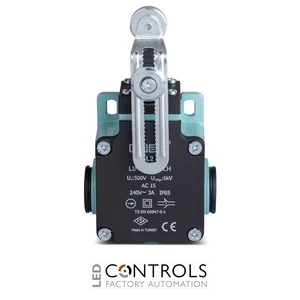 EMAS L2K13MEM124 EMAS L2 SERIES LIMIT SW. SNAP ACTION 1NC+1NO METAL ROLLER - image 3