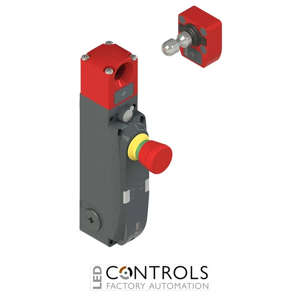 NG 2D1E423F-F30 Pizzato NG series safety switch with lock and integrated control devices, with actuator